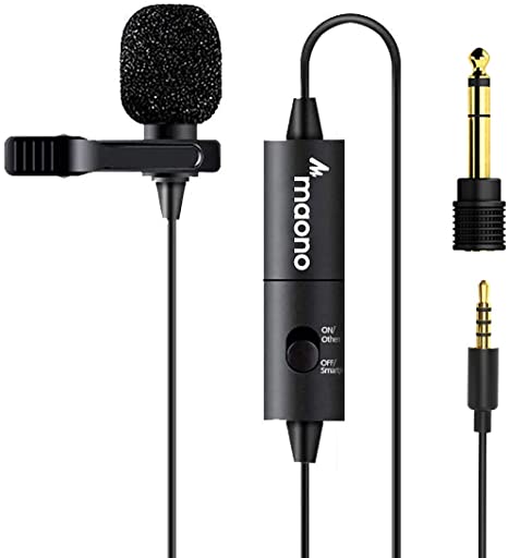 Open Box Unused Maono AU 100 Collar Mic for YouTube Microphone Pack of 2