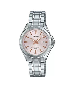 Casio Enticer Ladies LTP 1308D 4AVDF A1510 Silver Analog Women's Watch