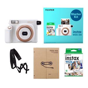 Fujifilm Instax Wide 300 Instant Camera Starter Kit White