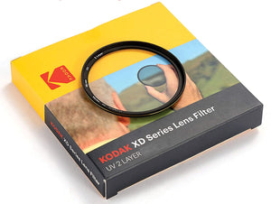 Open Box, Unused Kodak XD Series 49mm 2 Layers UV Filter Black