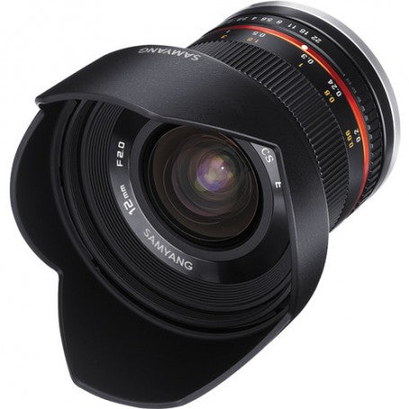 Samyang 12mm F 2.0 Ncs Cs Lens for Canon M Mount Aps C Black Sy12m CBk