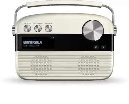 Saregama Carvaan Telugu 6 W Bluetooth Home Theatre Porcelain White