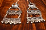 Load image into Gallery viewer, Detec Homzë Flat Earrings - Silver
