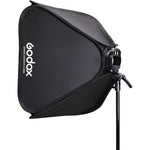 Load image into Gallery viewer, Godox S2 Bowens Mount Bracket With Softbox, Grid &amp; Carrying Bag Kit
