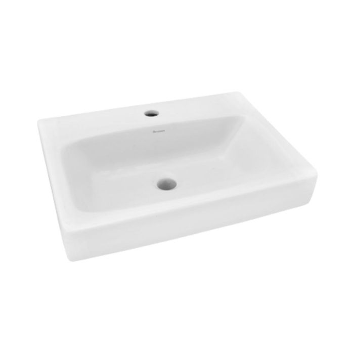 Parryware Wall Mounted Rectangle Shaped White Basin Area Viva Recta C0447