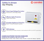 गैलरी व्यूवर में इमेज लोड करें, Candes Crystal Stabilizers for Inverter/ Split/ Window AC upto 2 Ton(130 V-285 V) Pack of 2
