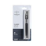 Load image into Gallery viewer, Detec™ Parker Classic Matte Black Chrome Trim Ball Pen
