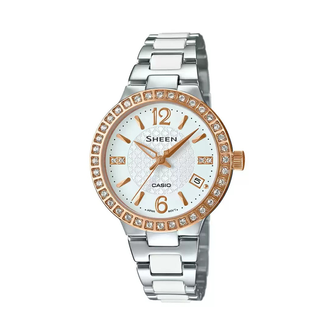 Casio Sheen SHE 4049SG 7AUDR SX184 Steel Multi Dial Women's Watch