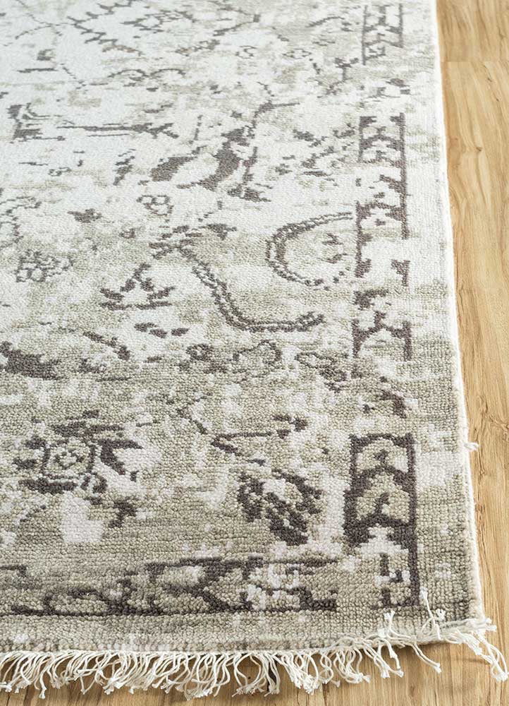 Jaipur Rugs Liberty White / Silver Mild Coarse Texture 5x8 ft