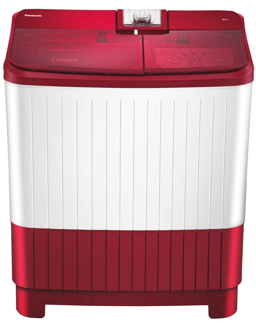 Panasonic 8 Kg Semi-automatic Top Loading Washing Machine Na-w80h5rrb Red