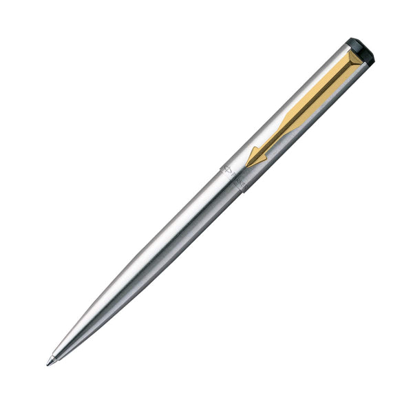 Detec™ पार्कर वेक्टर गोल्ड क्लिप बॉल पेन, स्टेनलेस स्टील