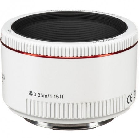 Yongnuo F1.8IIC Lens for Canon Ef White Yn50mmf1.8IIC