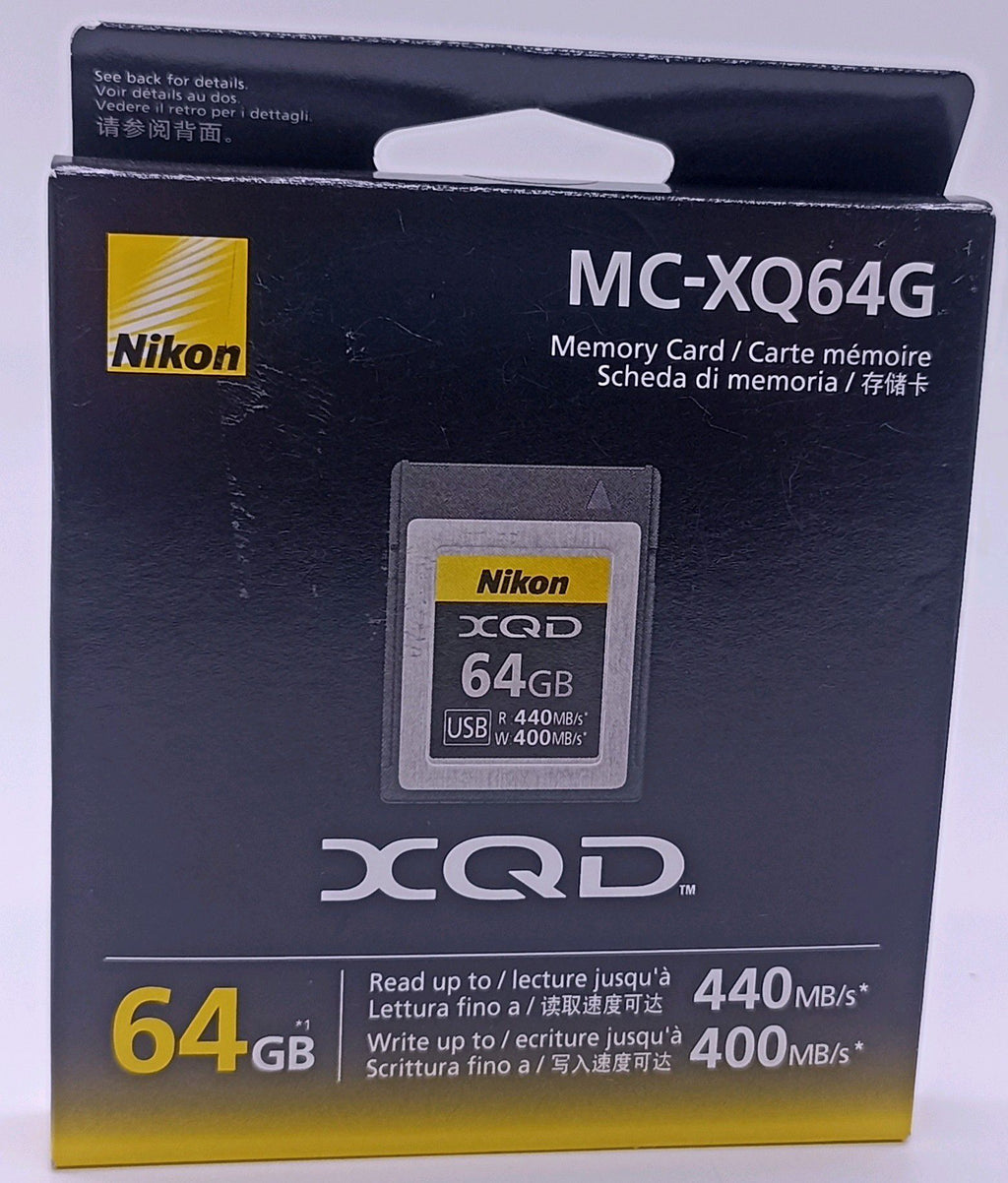 Used Nikon 64GB XQD Memory Card