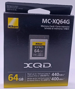प्रयुक्त Nikon 64GB XQD मेमोरी कार्ड