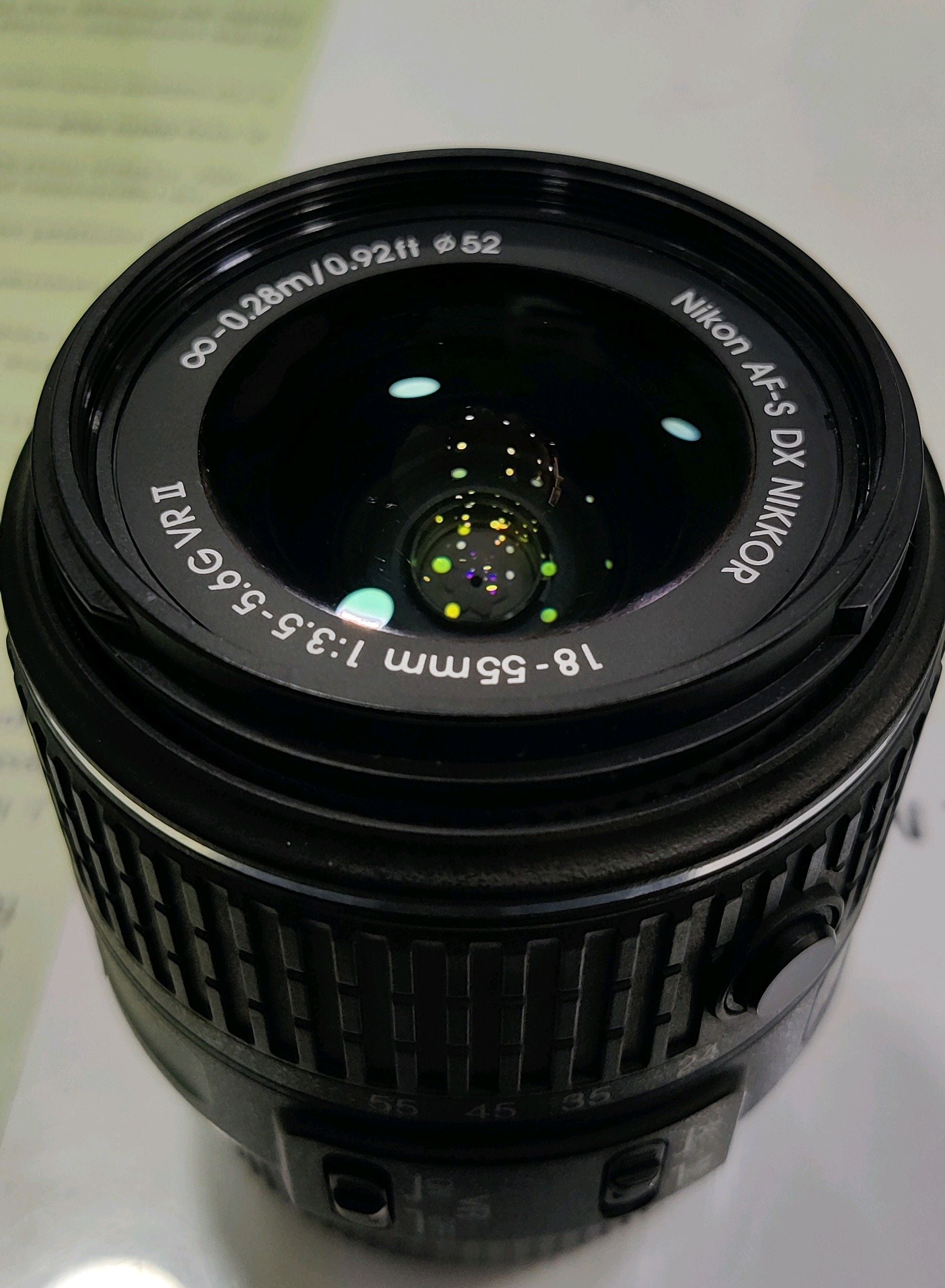 प्रयुक्त Nikon AF S 18 55 मिमी VR F 3.5-5.6 GII