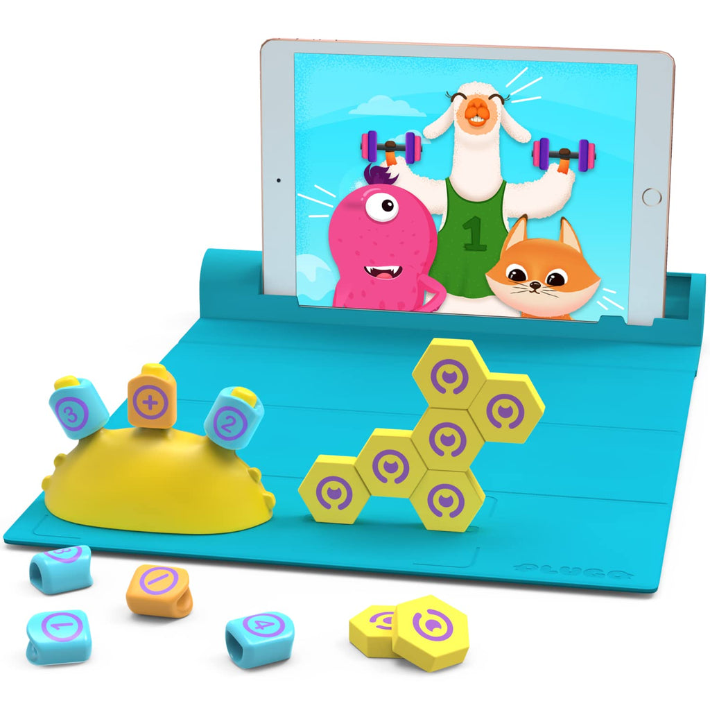 शिफू प्लगो स्टेम विज़ पैक - काउंट और लिंक किट | गणित, पहेलियाँ और खेल | आयु 4-10 वर्ष स्टेम खिलौने | बच्चों के लिए शैक्षिक उपहार (ऐप आधारित) पीला (1 पीस) 2 का पैक