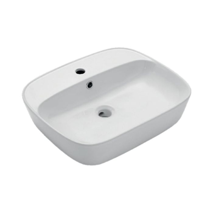 Parryware Table Top Rectangle Shaped White Basin Area Aquiline Neo C890C