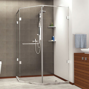 Jaquar Pentagonal Shaped Corner Entry Shower Enclosure JSE-CHR-140P2428H19X