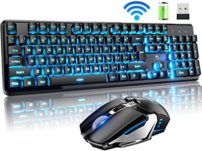 Felicon Rechargeable 2.4G Wireless Keyboard And Mouse Combo