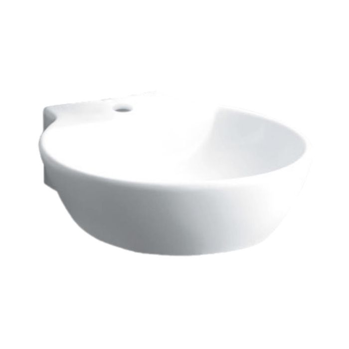 Parryware Wall Mounted Semi Circle Shaped White Basin Area Atom Round C8994
