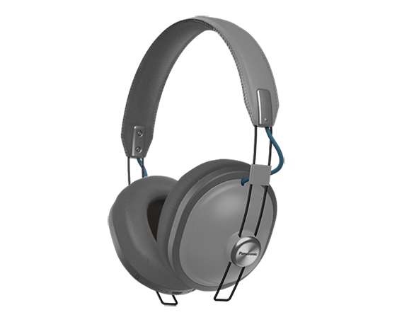 Panasonic Wireless Bluetooth Ear Headphone With Mic Grey Rp-htx80be
