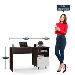 Load image into Gallery viewer, Detec™  Study Table - Walnut Brown Color 
