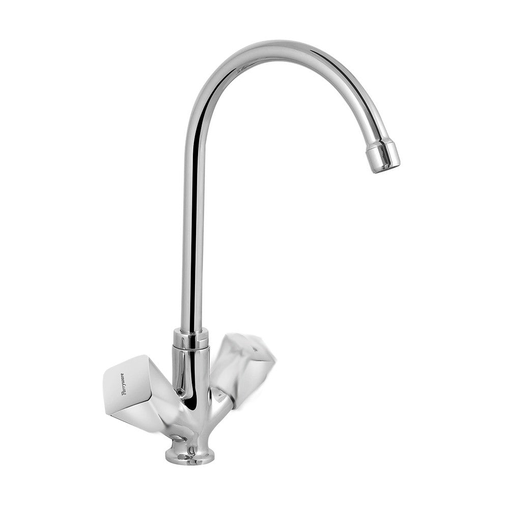 Parryware Dice Deck Mounted Sink Mixer with Two Knobs G4045A1