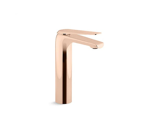 Kohler Avid Tall Single Control Basin Faucet in Rose K-97347T-4-RGD