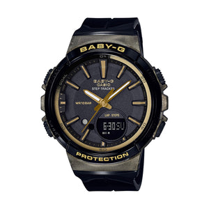 Baby g shock black best sale and gold