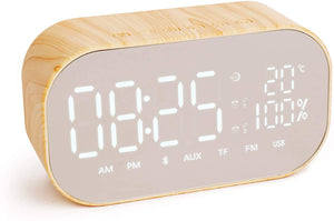 Sound Panda SNP-W8 LED Digital Clock with FM Radio and Bluetooth Speaker