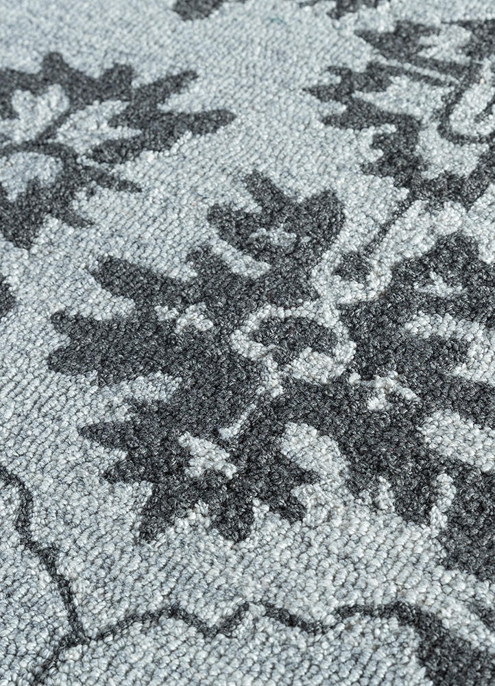 Jaipur Rugs Kilan Wool And Viscose Material Soft Texture 5x8 ft  Ebony Slate