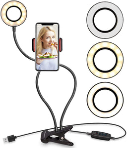 Open Box, Unused Xbeat Selfie Ring Light With Mobile Phone Holder