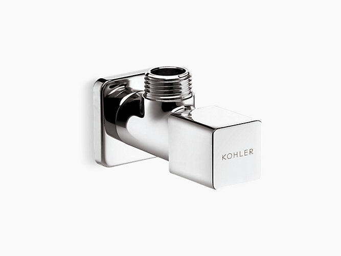 Kohler K-80158IN-9-CP Complementary Square angle valve in polished chrome