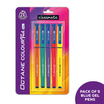 Load image into Gallery viewer, Classmate Octane Ball Pen Colour Fest Series- Blue (Pack of 36) Total 20 Pens [5 Pen Per Pack]
