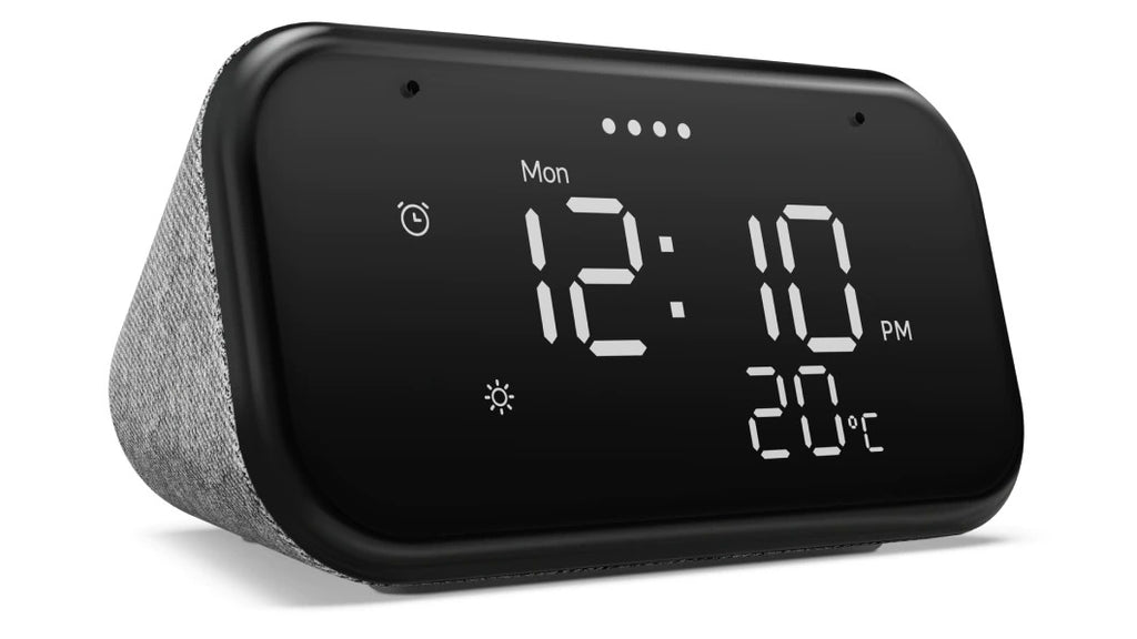 Open Box, Unused Lenovo Smart Clock With Google Assistant Smart Speaker Pack of 2