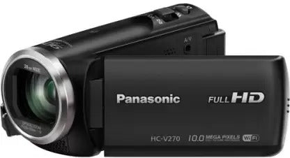 Used Panasonic HC-V270 Zoom 90x Video camera Camcorder Camera Black