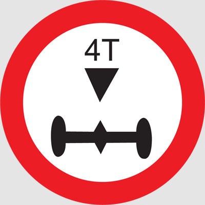 Detec™ Axle Load Limit sign Board