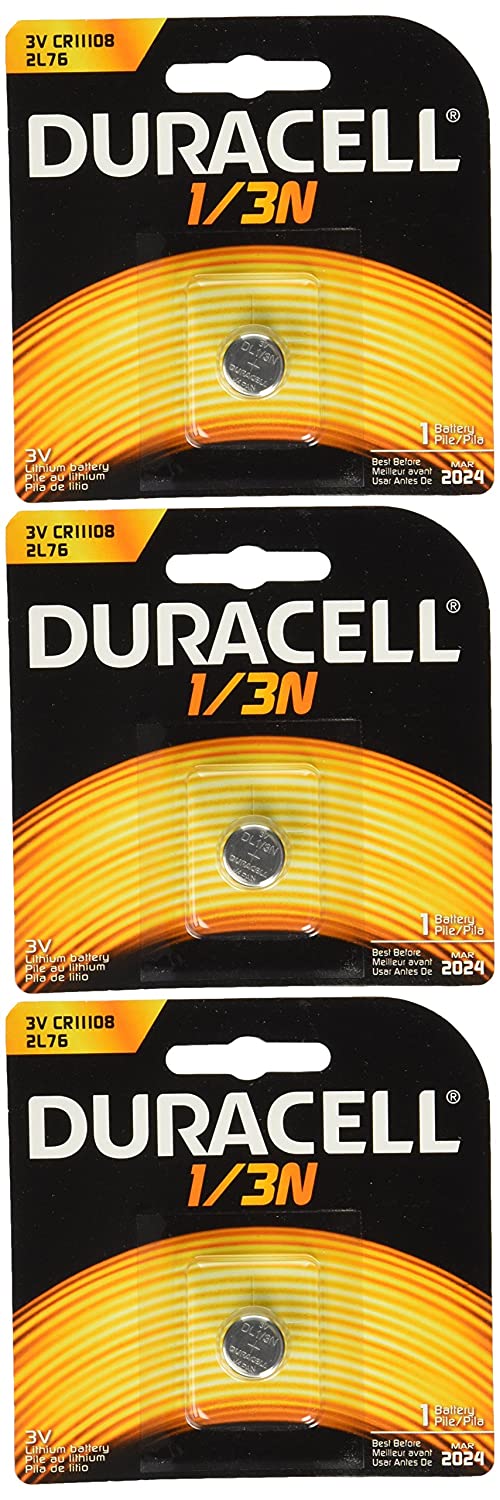 ड्यूरासेल DL1/3N CR1/3N 3V लिथियम बैटरी 3 पैक