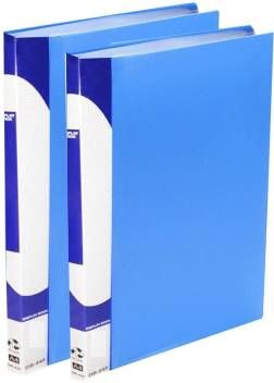 Qth Display File A4 Size File Multicolour 40 Leaf Pack of 2