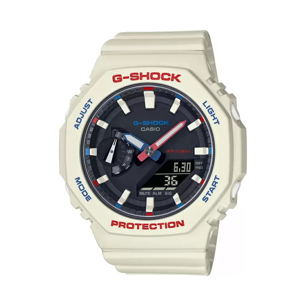 Casio G Shock Gma S2100Wt 7A1Dr G1187 White Carbon Core Guard Women's Watch