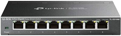 TP Link 8 Port Gigabit Switch Easy Smart Managed