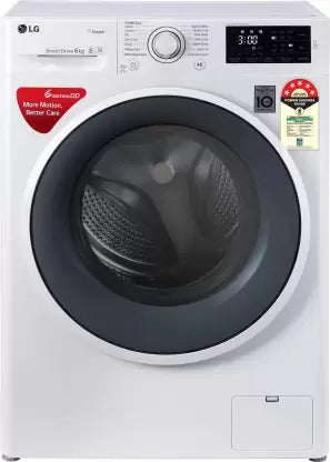 Open Box, Unused LG 6 kg With Steam Fully Automatic Front Load with In-built Heater White