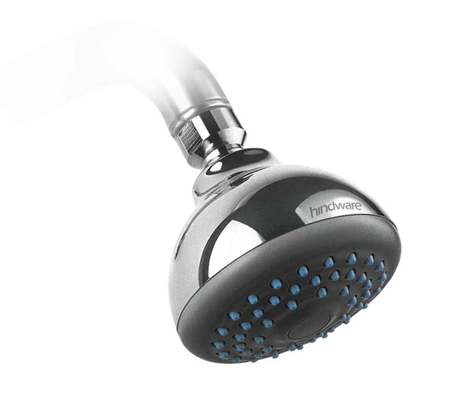 Hindware Single Flow Overhead 86 mm Shower (Rubbit Cleaning System) F160004