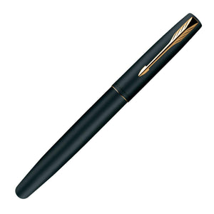 Detec™ Parker Frontier Matte Black Gold Clip Roller Ball Pen