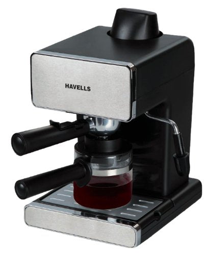 Havells Donato Espresso 900 Watt Stainless Steel Coffee Maker Black