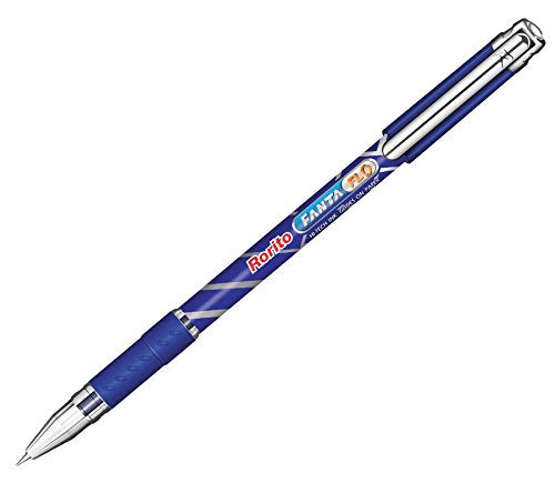 Detec™ Rorito Fanta Flo Blue Ball Pen (Pack of 20)