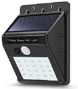 Detec™ Weatherproof 20 Led Solar Motion Sensor Light, (4 Pack, White) 
