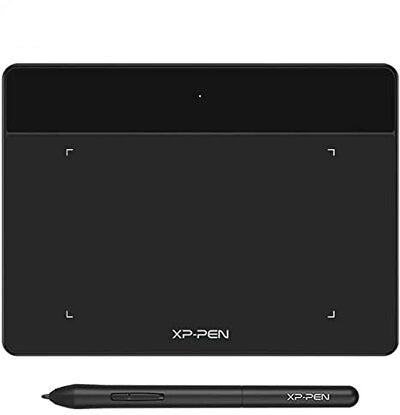 XP PEN Deco Fun XS Graphic Drawing Tablet 4x3 Inches Digital Black