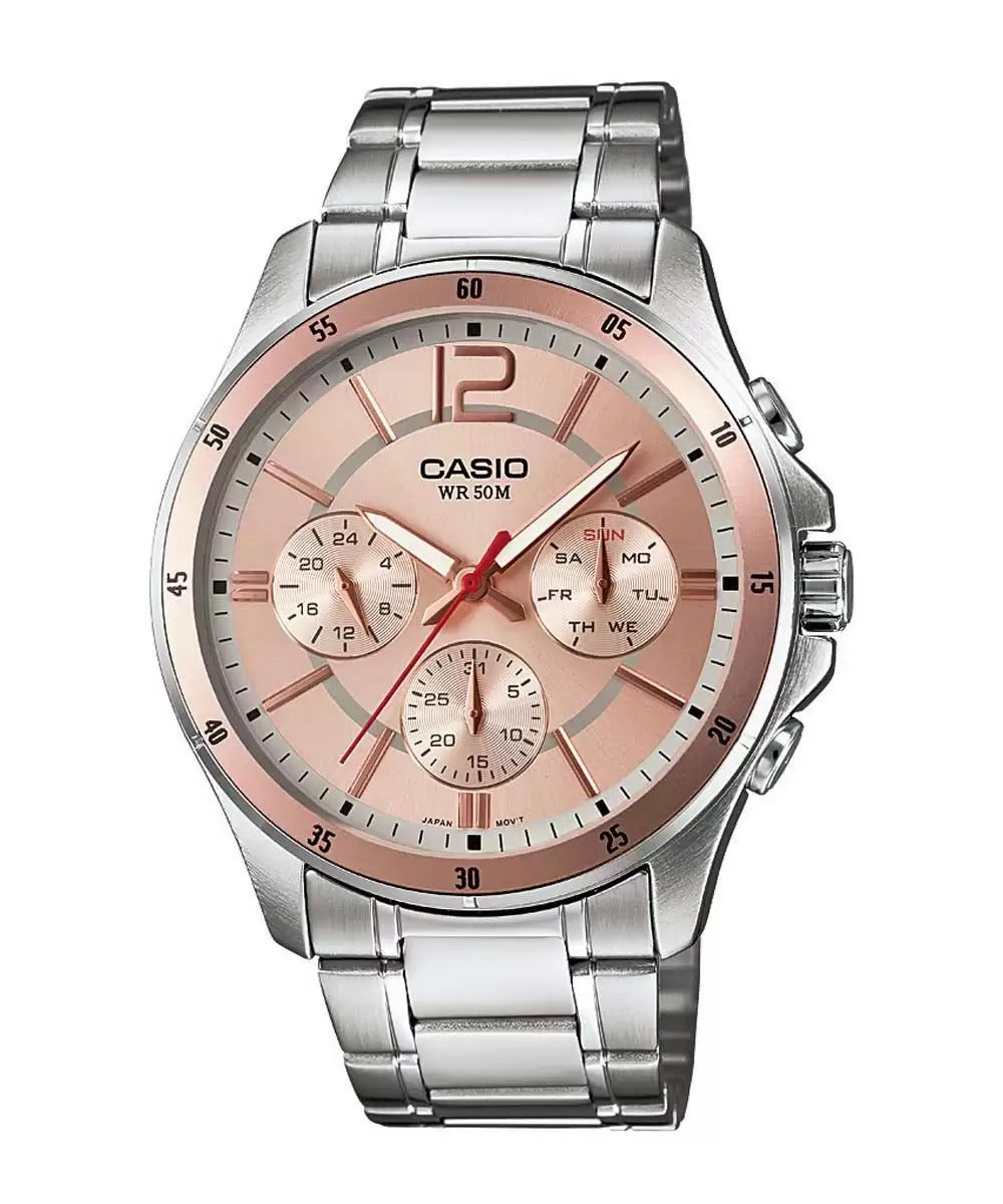 Casio Enticer MTP 1374D 9AVDF A952 FB Multi Dial Men's Watch