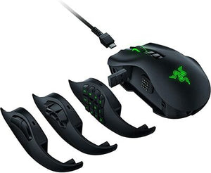 Razer Naga Pro Wireless Gaming Mouse Interchangeable Side Plate